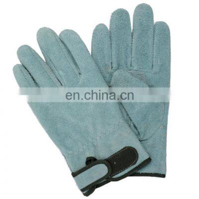 Cow Split Leather Welding Cowhide Hand Safety Gloves For Construction