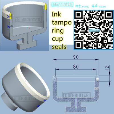 Plastic Ink Cup for Tampoprint Pad Printer photo-4