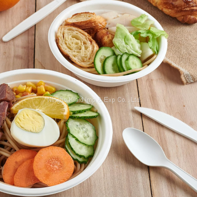 800 мл индивидуально-печатаемые экологически чистые водонепроницаемые одноразовые чашки из багассы (500 штук в коробке) photo-5