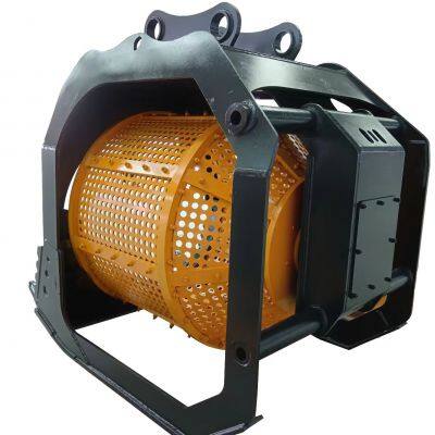 Excavator Attachments Rotary Screening Bucket Construction Screening Bucket for Sale photo-3