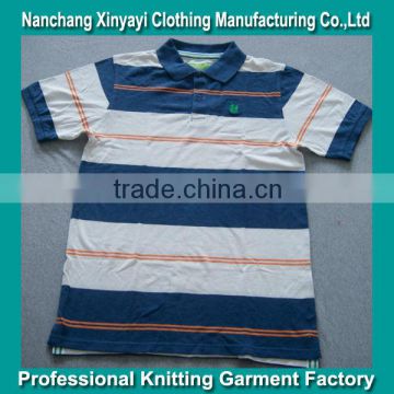 Factory direct selling made in china polo shirt with garment stock lot cotton fabric