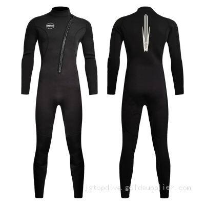 3mm Neoprene Men Full Body Front Zip Wetsuit