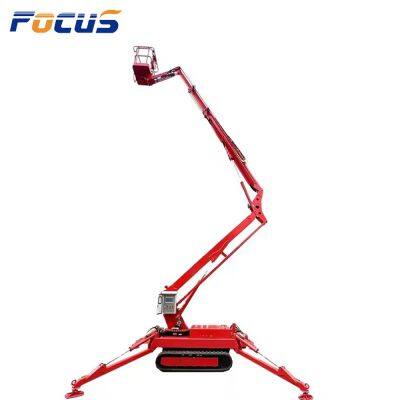 Crawler Crane Manufacture,Factory Price Portable Hydraulic Spider Crane 3 Tons Lifting Height Building Construction Long Arm Spider Lift