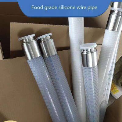 Odor-free Braided Silicone Rubber Tube for Food and Medicine Filling photo-3