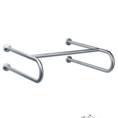 304 Stainless Steel  Disabled Washroom Shower Handrail， Handicap Safety Toilet Rail Bathroom Hand Grab bar