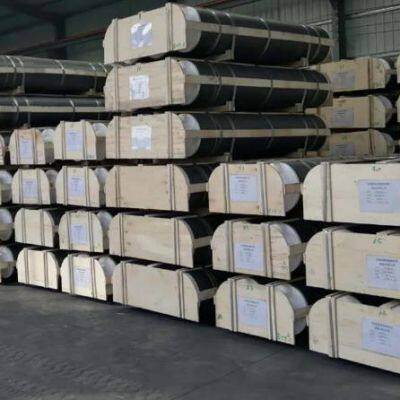 Carbon Graphite Electrode With Nipples RP HP UHP 750mm 700mm 650mm 600mm 550mm 500mm 450mm 400mmCustomized Dia 800-1400mm photo-2