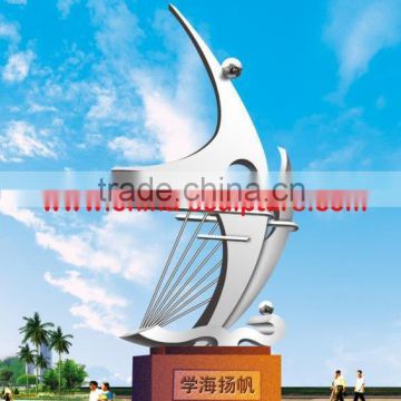 2016 New Urban Modern Sculpture High Quality Fashion Stainless Steel Sculpture