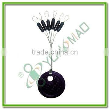Stick rubber stopper(stone dead wire) of fishing tackle