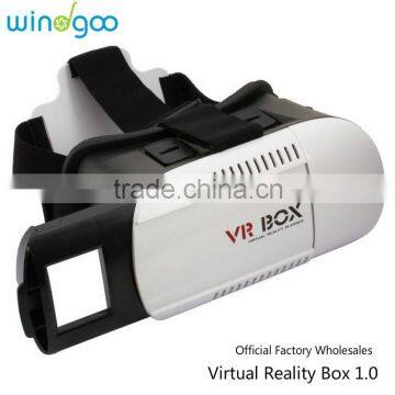 2016 Hottest VR Box 1.0 Google Cardboard 3D VR Virtual Reality Headset Video Movie Game Glasses [Bluetooth Remote Controller]