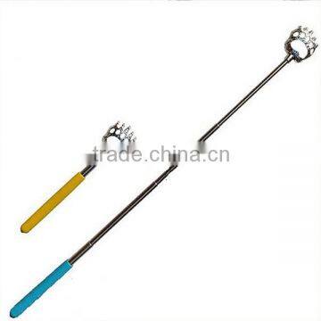 Top Quality Extendable Handheld Bear Claw Telescopic Back Scratcher With Stainless Steel Head & Handle