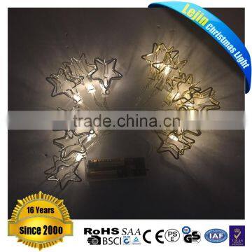 3D Star Battery LED Christmas Lights for Home Decoration