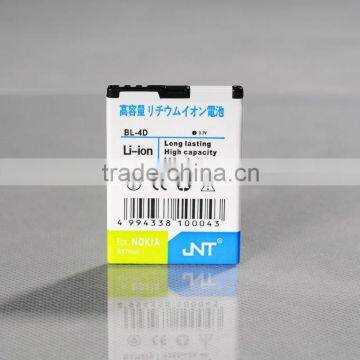 Cell Phone Battery work for Nokia BL-4D,High Capacity,China factory