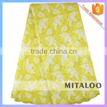 Mitaloo MOG0188 Hot Sale Design African Double Organza African Handcut Lace For Wedding