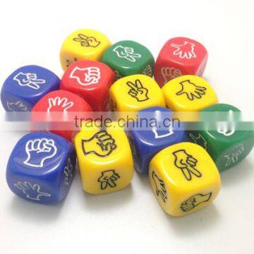 High quality custom multi-colored dice