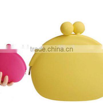 Lovely multi-functional silicone change purse