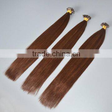 100 % cheap remy nail u tip hair extensions wholesle