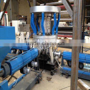PE Film Making Machine / Film Blowing Machine / A+B+C Three-layer Co-extrusion Film Blowing Machine photo-6