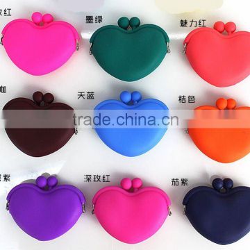 silicone coin wallet change purse