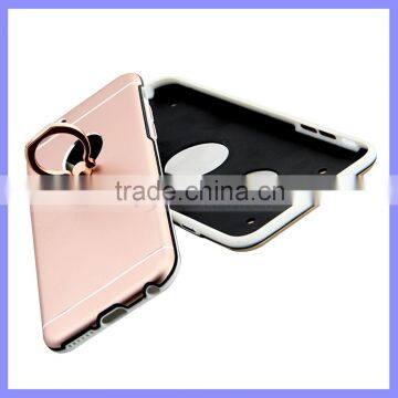 2 In 1 0.9MM Hard Alloy PC Ring Holder Phone Case For IPhone 6S Plus photo-1