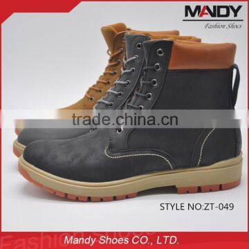 2016 New model fashion waterproof men boots shoes wholesale