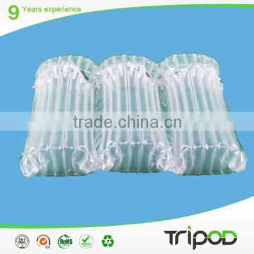 Transparent Air Bag , Plastic Bag Cushion Packing Bags For Red Wine