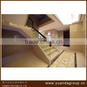 Top Level Hot Sale White Marble Handrails Deck Stairs photo-4