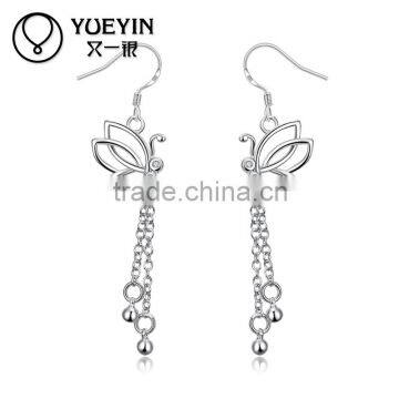 China bijouterie 2015 fashionable 925 thailand silver chain earring