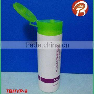 200ml HDPE plastic bottle with flip top cap for skin care TBHYP-9