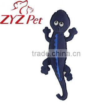 best selling products lizard shape canvas pet toy interactive play