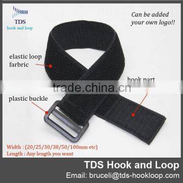 Reusable 1 Inch/2 Inch Custom Logo Elastic Hook and Loop Strap photo-2