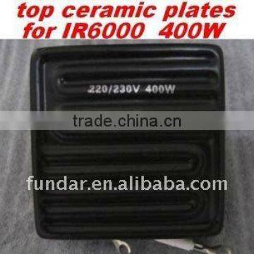 Top ceramic plate for BGA IR6000