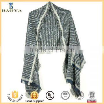 2016 New design 30 %Silk 40% Wool 30% cashmere Jacquard scarf Pashmina shawl