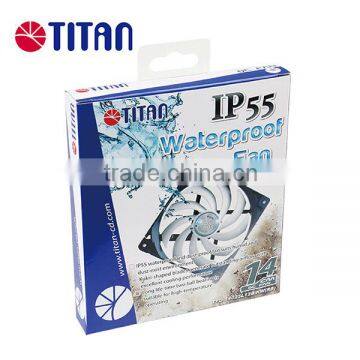 Industrial IP55 Waterproof 140mm Air Ventilation Exhaust 12V dc Fan photo-5