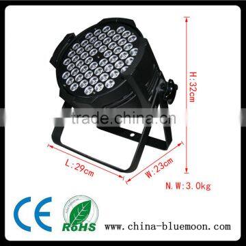 36x3W tri-color 3in1 LED par 64 RGB LED Projector Ultra bright 120W Red Green Blue 7ch Dmx512 LED Stage DJ Par lighting