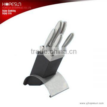 Hot sale arched heart knife block & knife set