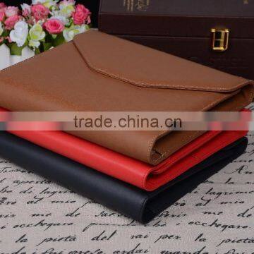 Wholesale High Quality Multifunction Business Custom Leather Trifold Power Bank Notebook photo-2