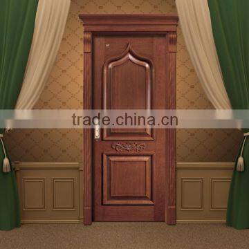 2016 Finished Interior Sandwich Panel Wooden Main Door Design photo-2