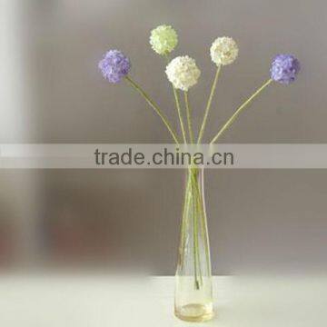 Tall Glass Flower Vase For Home Decoraton, Garden Ornament