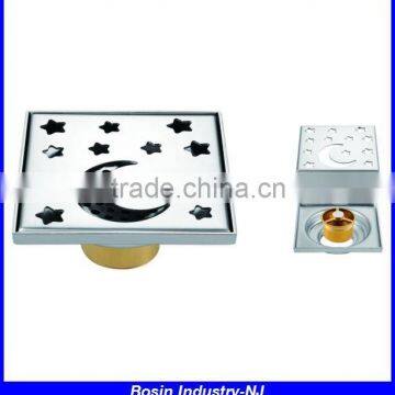 metal shower floor drain stainless steel cover