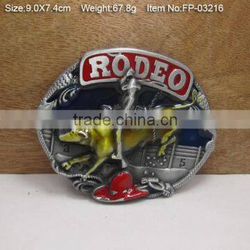 Decorative35mm letter buckle name gold plate belt buckles factory