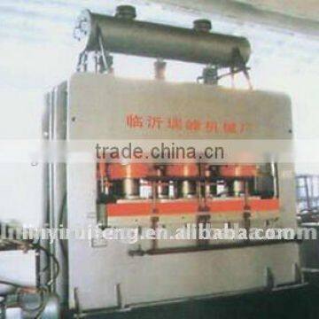 Short cycle lamination press