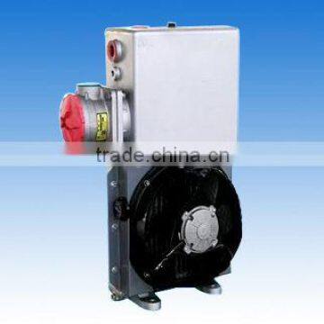 from China fin type aluminum oil cooler for concrete mixer truck