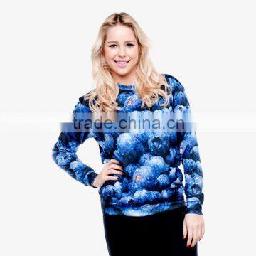 galaxy hot blueberry high quality 3d digital print fullprint crewneck sweatshirt spring autumn unisex custom oversized pullover