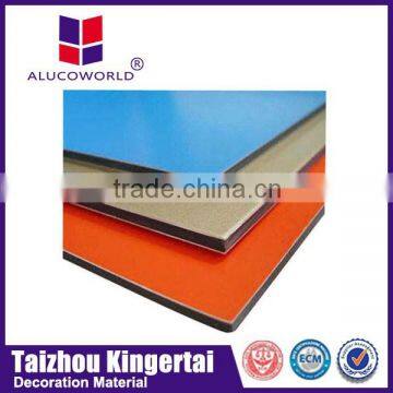 Alucoworld aluminium composite panel advertisement board acp large fiberglass sheets