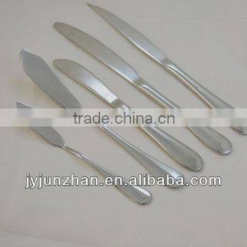 Stainless knife sets with mirror polishing of 22cm sizes and low price--factory sell directly