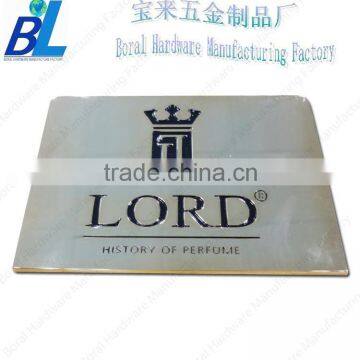 Soft enameled brand handbag metal tags