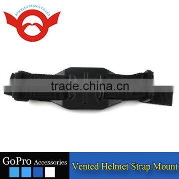 Vented Helmet Strap Mount helmet strap used for extreme sports action video camera Gopro Hero 2/3/3+/4/4 Session