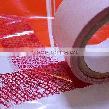 2014 hot selling!! best using Evidient void security tape for waning/security