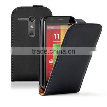 PU Leather Flip Mobile Phone Case Cover for Motorola Moto G