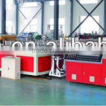 PVC wood plastic composite foam board production line